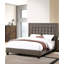 Mobilier de chambre à coucher élégant capitonné 1pc