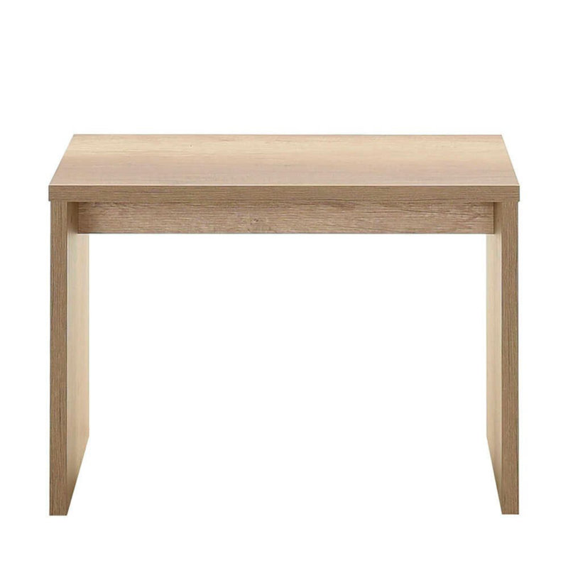 Modern Oak Coffee Table, 23.6 x 16.9 x 17.0 inches | 100% Melamine Coated Particle Board, Thickness: 0.6 inches | Stylish Brown Design, Perfect for Living Room Decor & Functional Use, Durable & Easy to Clean