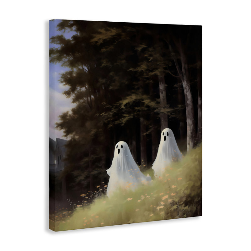 Haunted Morning Ghost, toile par LSR Design Studio, H 20 po x l 16 po
