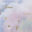 Clouds Gold Leaf Print