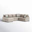 Azjah 123" Wide Right Hand Facing Sectional with Chaise-1513435499