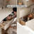 Cream Style White Dressing Table with Drawers and Extendable Feature