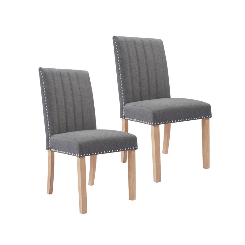Chaise de salle à manger Arvillia, Gris foncé