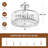 4-Light Crystal Semi Flush Mount Ceiling Light-2135663749