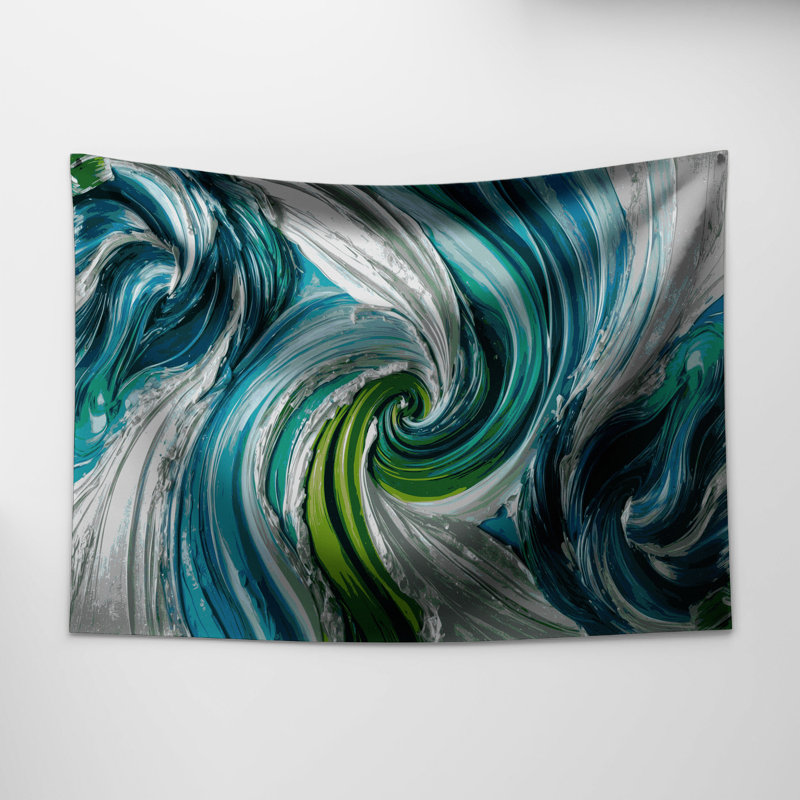 Tapisserie murale «Lyrical Abstraction 99», 68 po x 80 po