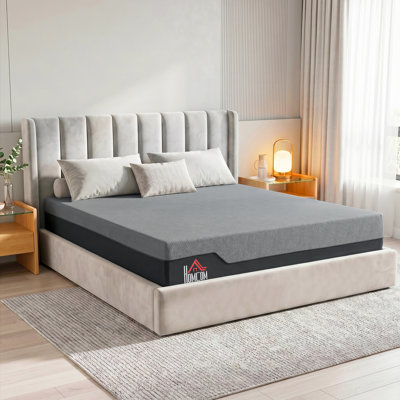 Très grand matelas, matelas en mousse viscoélastique imprégnée de gel de 12 po pour une nuit de sommeil fraîche, lit en graphène dans une boîte pour soulager la pression, avec housse lavable, fabriqué aux États-Unis, certifié CertiPUR-US, fermeté moyenne