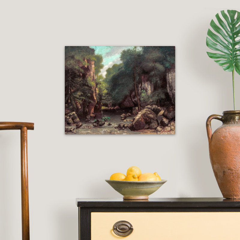 «The Valley of Les Puits-Noir», reproduction sur toile, Toile tendue, H 16 po x l 20 po x P 1,25 po