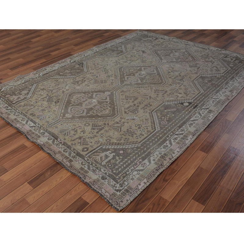 One-of-a-Kind 7'1" X 9'10" New Age Wool Area Rug in