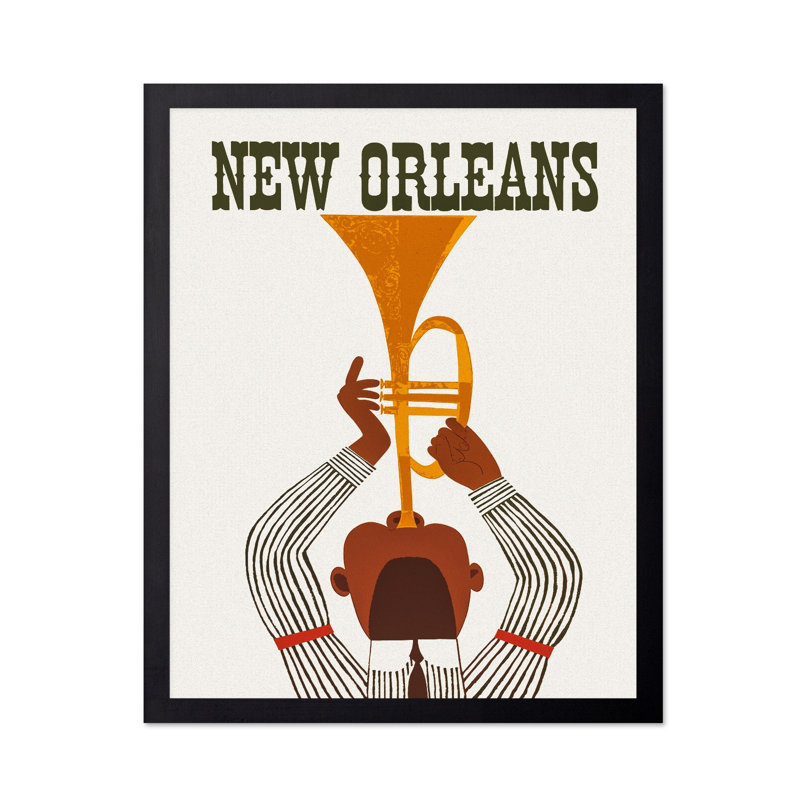 New Orleans No1, Sans cadre, Affiche, H 11 po x l 14 po