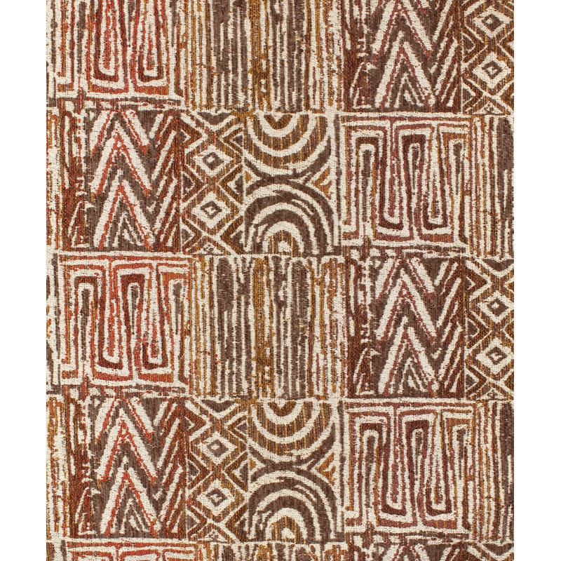 Kalindi Fabric, Orange/Coral