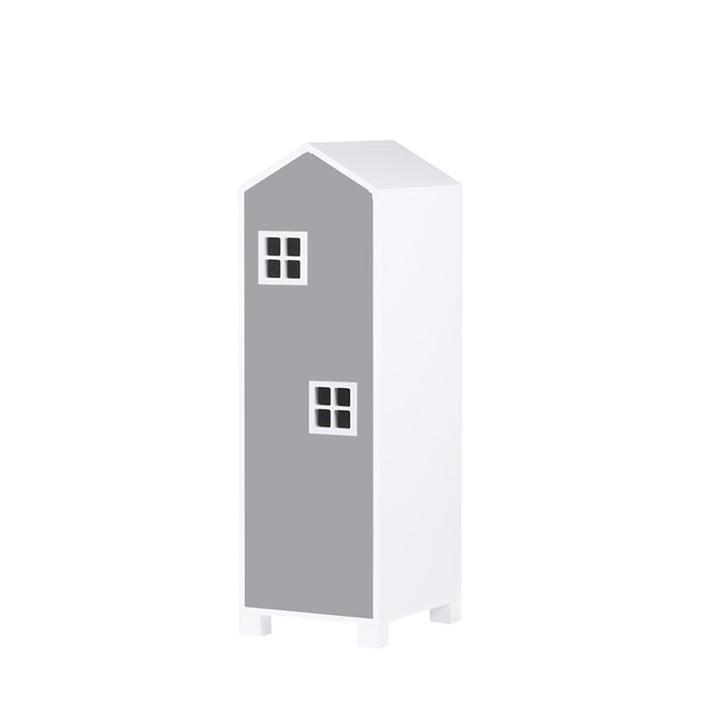 Federico 1 Door Wardrobe, Grey