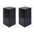 1-Piece Modern Square Column Wood Grain Side End Table-1991440557