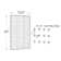 Pegboard Wall Panel Storage Solution, Size: 22"x 13.5"