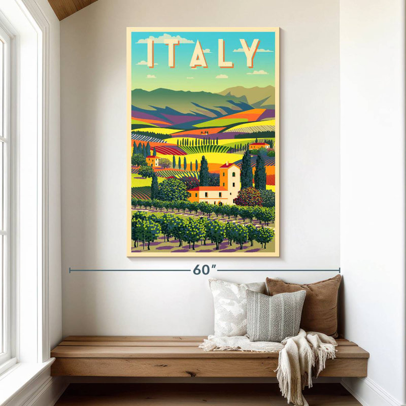 Affiche Alvord, Italie, H 51 po x l 34 po