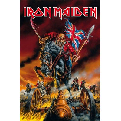  Officiellement licencié Iron Maiden - Maiden England - affiche d'art - 24 x 36 po - reproduction décorative - papier affiche - prêt à encadrer