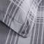 Microfiber Plaid Duvet Cover Set with Pillowcases-114506165