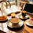HomeVSS 16-Piece Tree Bark Stoneware Dinnerware Set, Service for 4-606479070