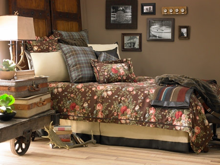Cotton Blend Floral Duvet Cover