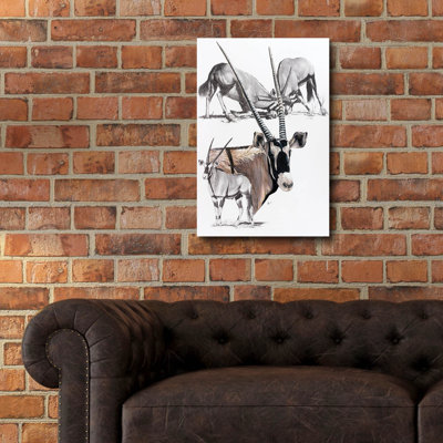 «Gemsbok» par Barbara Keith - peinture sans cadre
