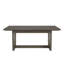 Cipolla 72" Wood Finish Rectangular Dining Set - 7-Piece, Dining Table, Beige Fabric Arm Chairs And Side Chairs-106895647