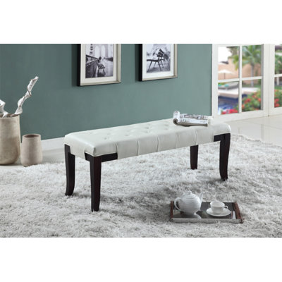 Banc capitonné Linon, similicuir