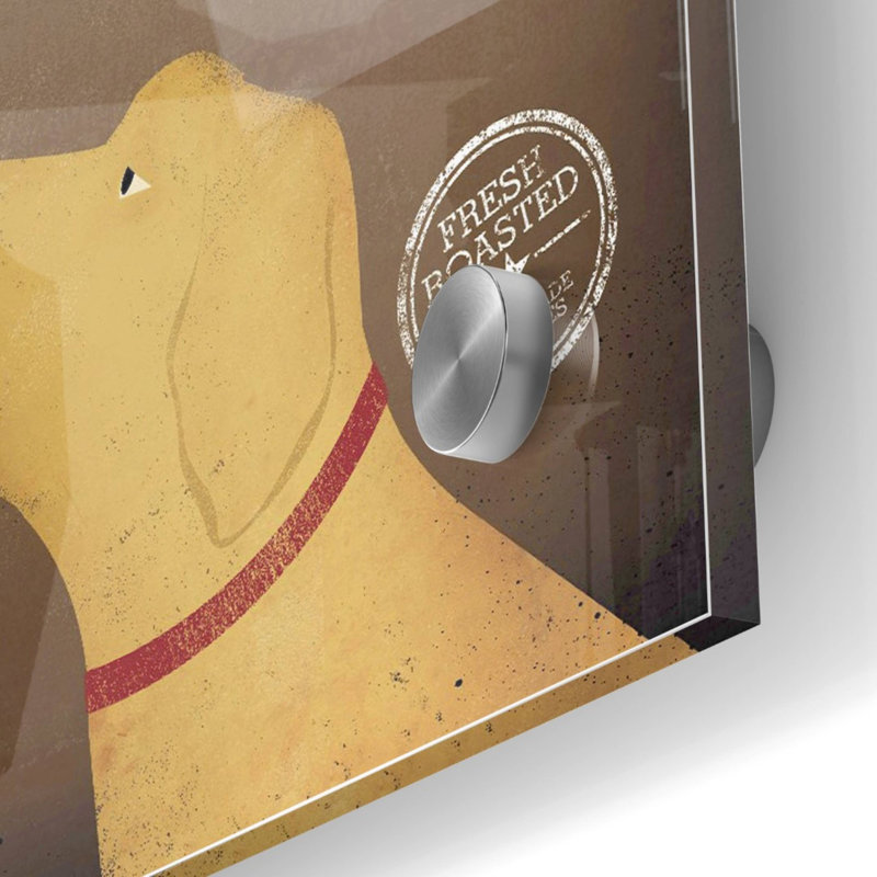 «Yellow Dog Coffee Co» par Ryan Fowler - impression non encadrée, H 24 po x l 24 po x P 0,2 po