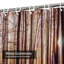 Rideau de douche Mystical Autumn Sunbeam Trees-2048890593