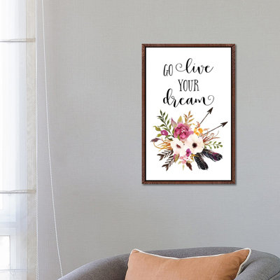 Go Live Your Dream - Print on Canvas