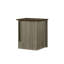 Table de bout l 16 po, table d'appoint, table de chevet avec porte d'armoire
