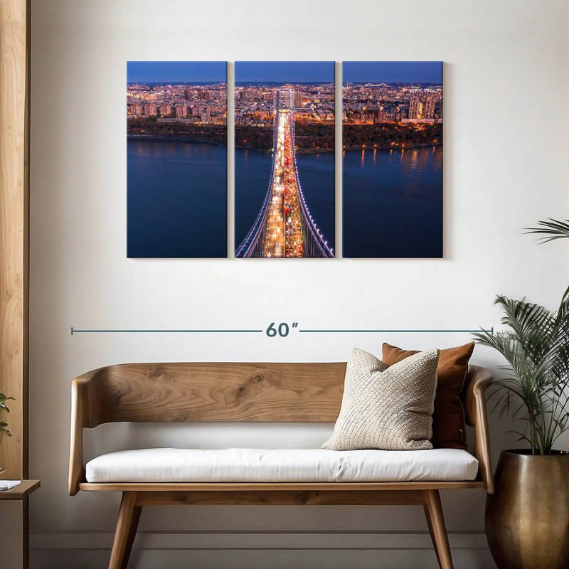 Nicci Mackinac Bridge Bustle, H 28 po x l 45 po