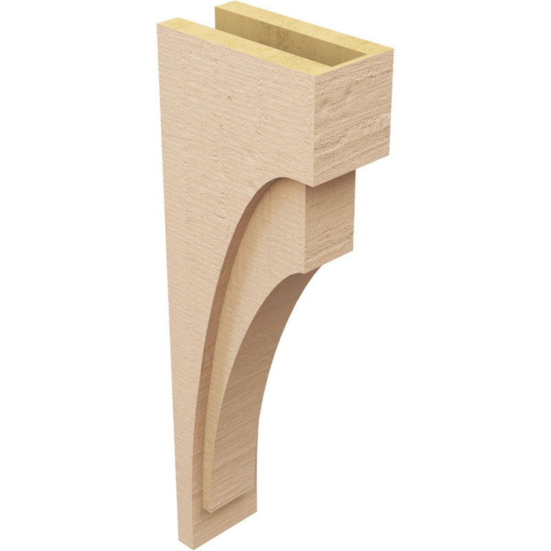 Bois de cèdre brut RiveraThane Corbel, apprêté brun clair Rivera, H 36 po x l 6 po x P 12 po
