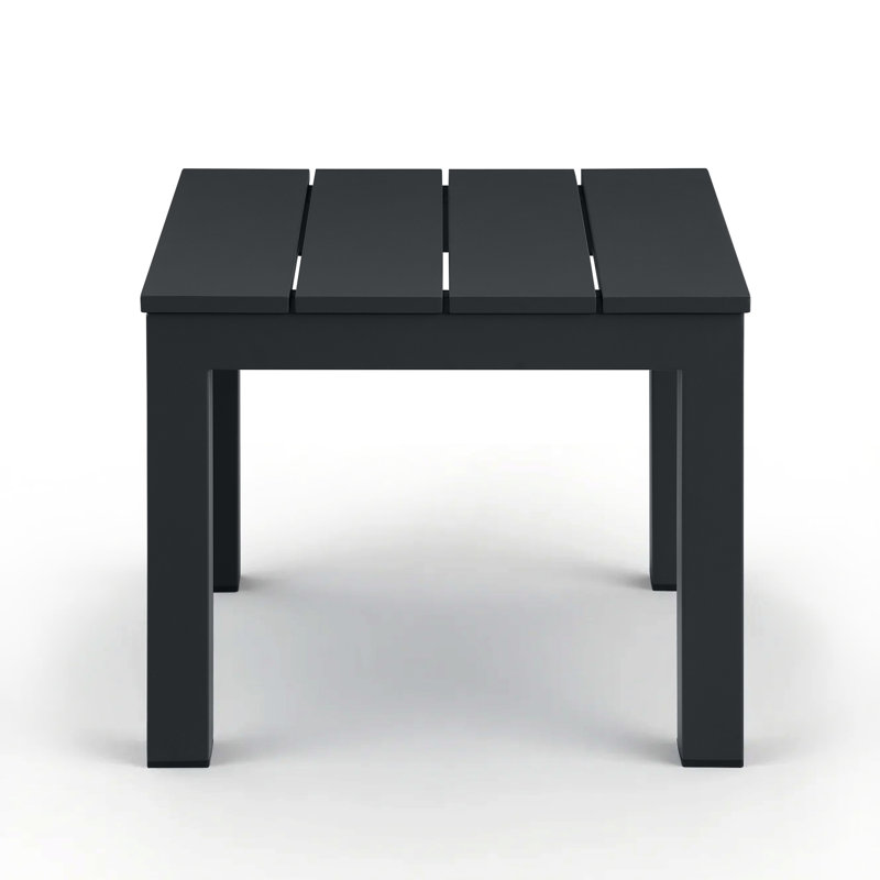 Table de bout d'extérieur Burchfield, Slate Black