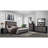 SOLUTO GREY AND BLACK NIGHTSTAND