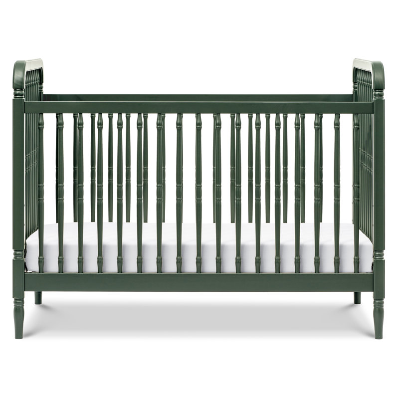 Liberty 3-in-1 Convertible Spindle Crib, Forest Green
