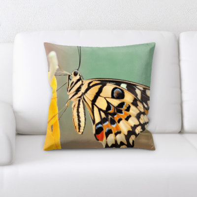Microsuede Throw Pillow