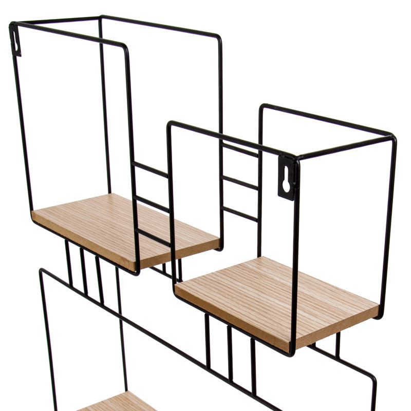 Étagère murale en bois 3 pièces Antonucci