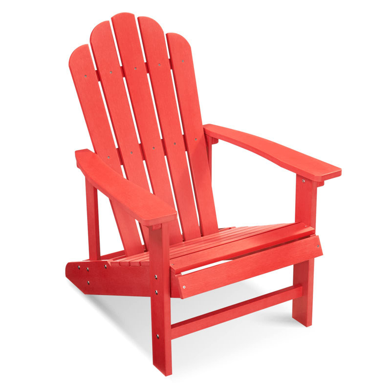 Adirondack Chair, Outdoor Oversized Patio Chair Fire Pits Chair,Lake Blue, Lake Blue, 1