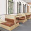Banc rembourré en similicuir Light Luxury Fashion-101185185