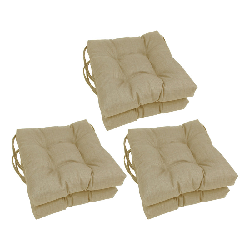 Outdoor 3.5'' Dining Chair Seat Cushion, Sandstone