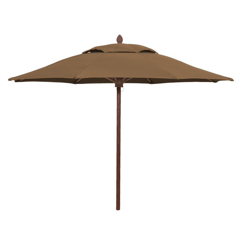 Parasol de marché 9 pi Prestige, Cacao, Châtaigne