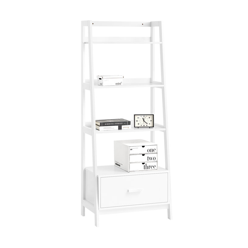 Jedidiah 160cm H Ladder Bookcase, 160cm H x 64cm W x 25cm D