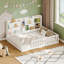 Lits avec rangement, en pin massif, style Montessori, pour la maison des enfants-936728316