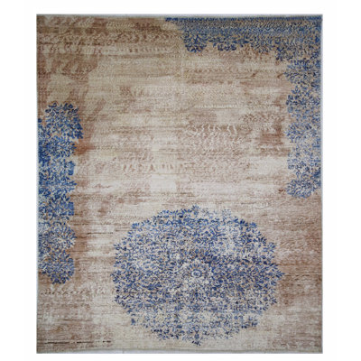 Hand Knotted Wool Area Rug