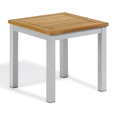 Travira Outdoor Square Teak Side Table