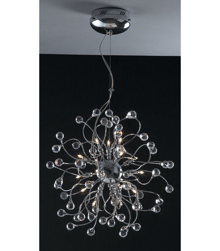 Luminaire suspendu géométrique 20 lumières KA Series