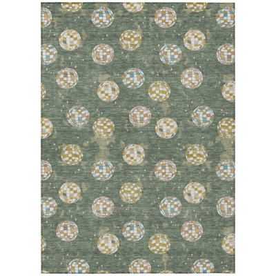 Machine Washable Indoor/Outdoor Chantille ACN2690 Kids Rug