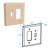 No Subject 2 - Gang Switch/ Rocker Combo Standard Combination Wall Plate-61697636