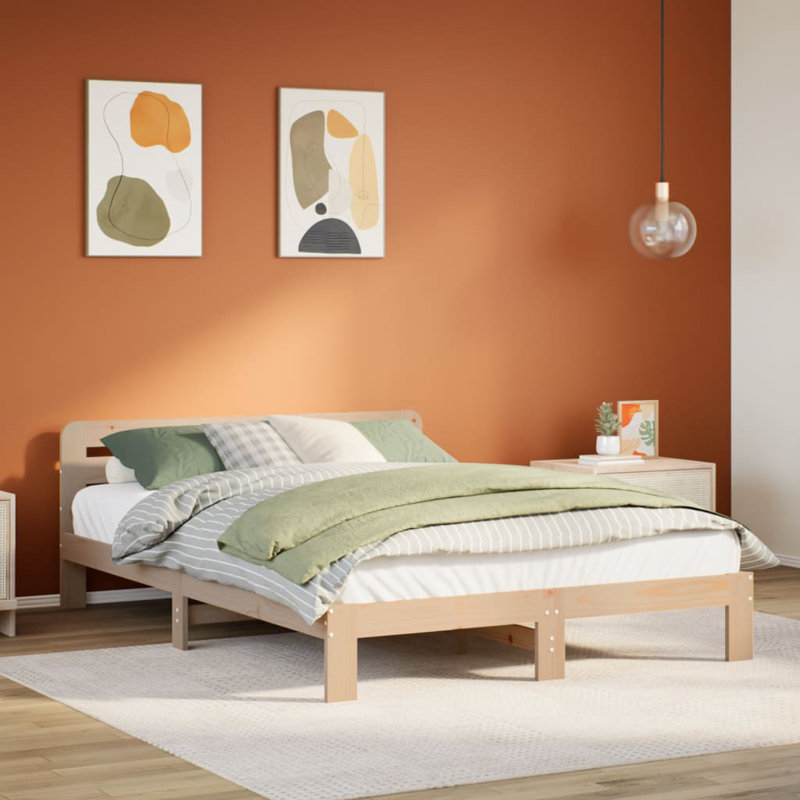 Bed, Brown, Kingsize (5')