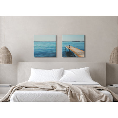 Darrus Etang De Thau Canvas Art Set By Laura Evans 2 Piece 20X20 Assorted