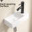 Milk White Ceramic Wall Hung Wash Basin, Right Hand Tap Hole, Rectangle Shape, 14.73*6.94*3.55Inch, Suitable For Small Bathroom Spaces And Use